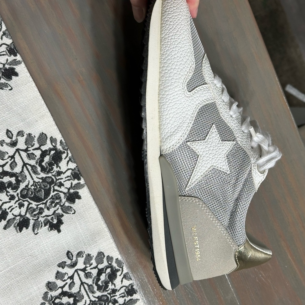 Vintage Havana Gray and White Sneakers - Picture 2 of 5